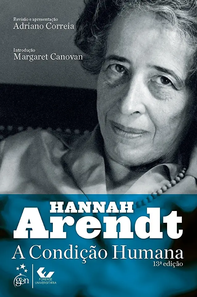 Capa do Livro A condição humana - Hannah Arendt