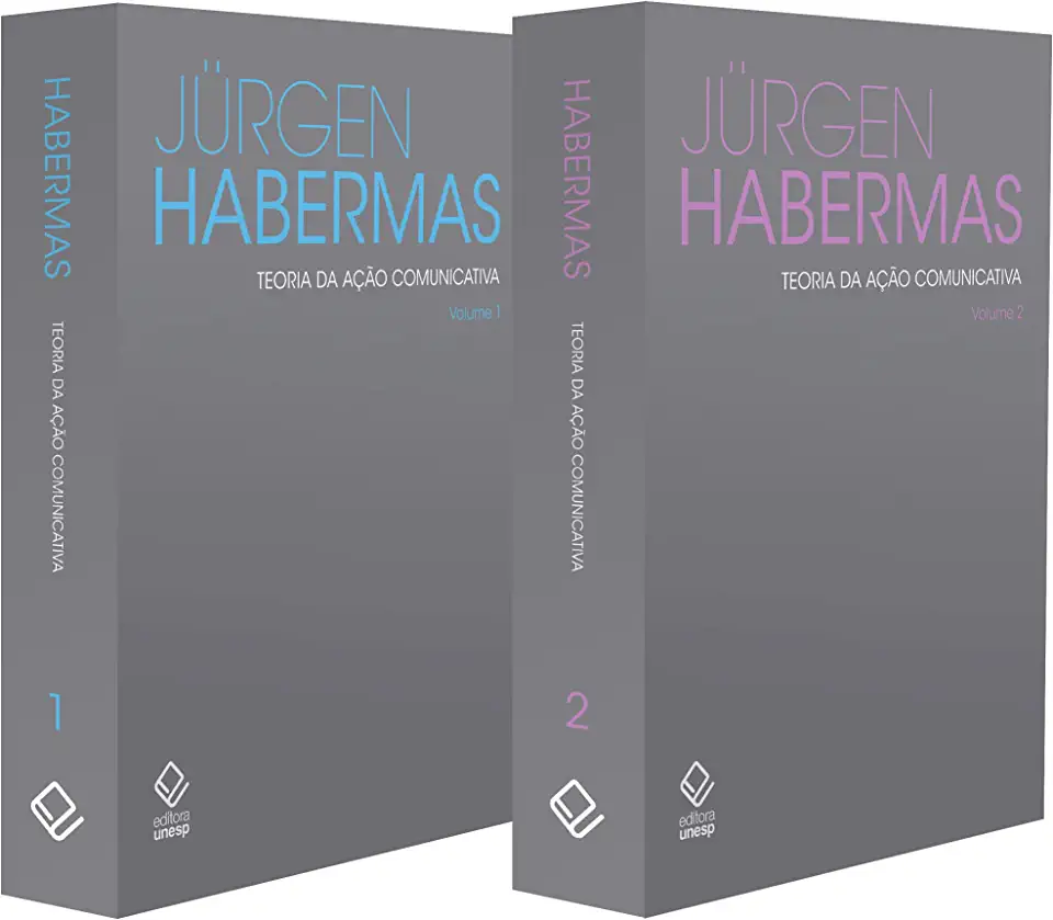 Capa do Livro A Teoria da Ação Comunicativa - Jürgen Habermas