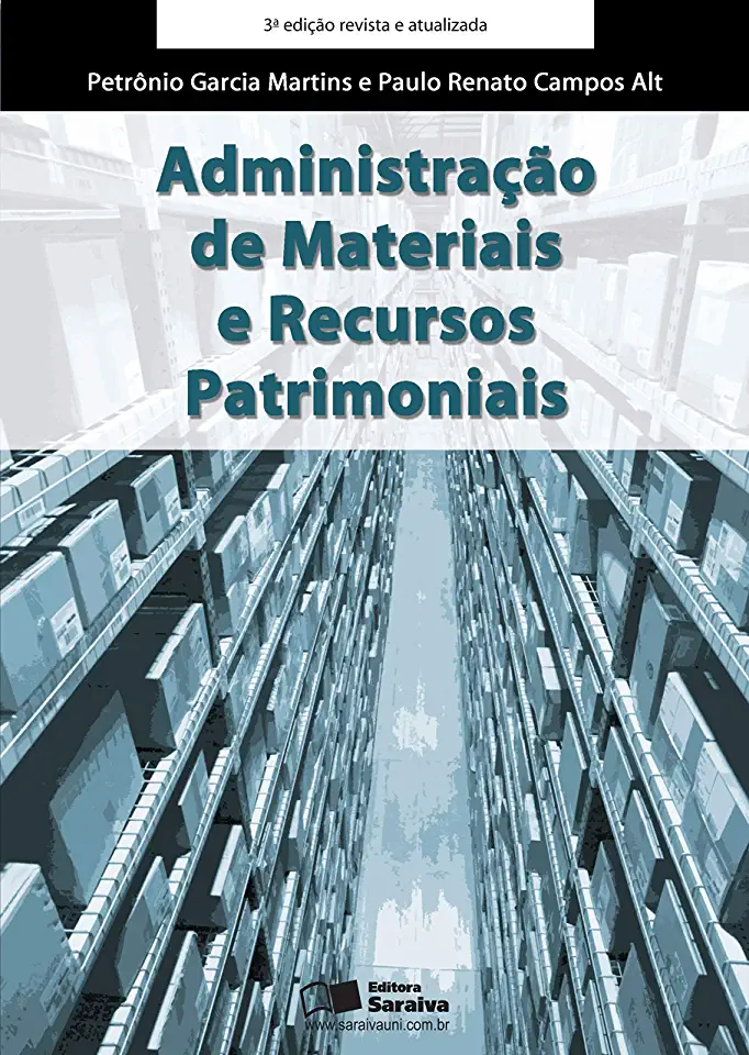 Capa do Livro Administração de Materiais e Recursos Patrimoniais - Petrônio Garcia Martins