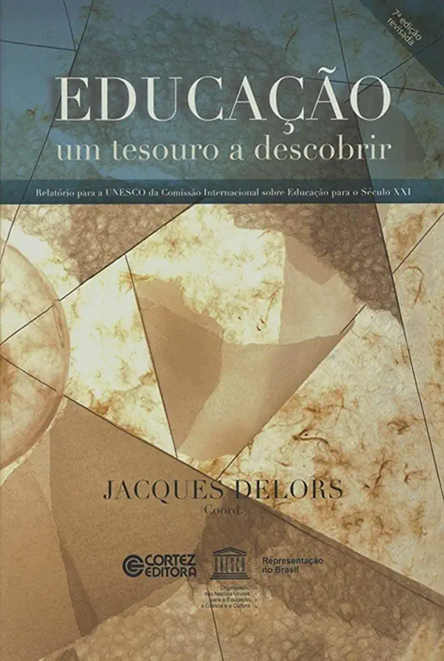 Capa do Livro Educação- Um Tesouro a Descobrir - Jacques Delors