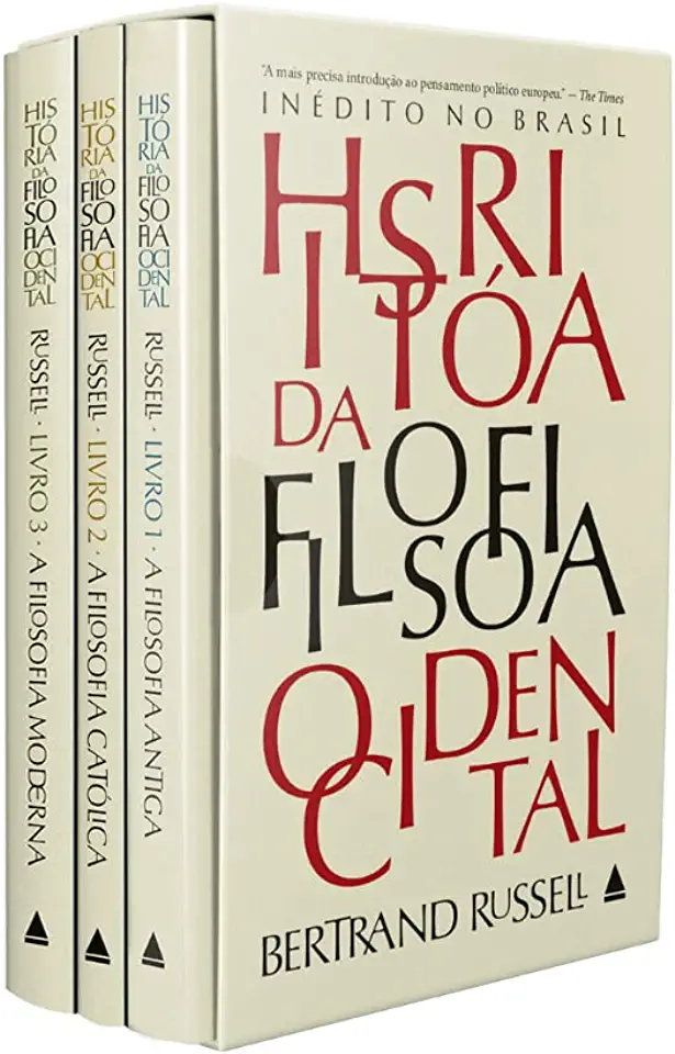 Capa do Livro História da filosofia ocidental - Bertrand Russell