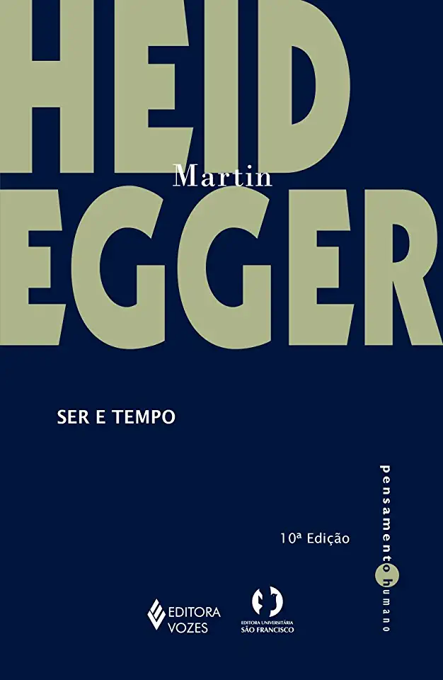 Capa do Livro O conceito de tempo - Martin Heidegger