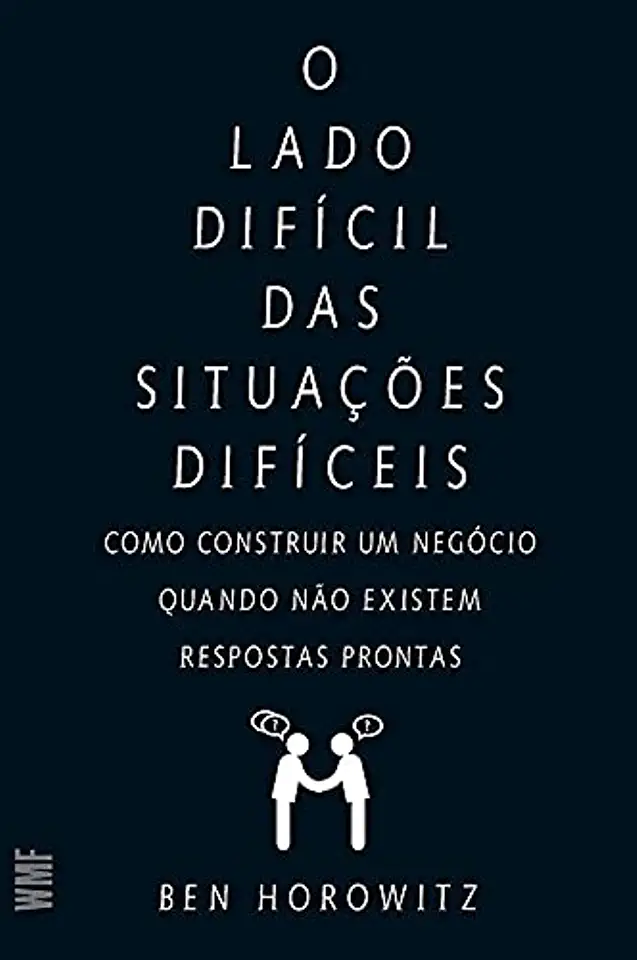 Capa do Livro O Lado Difícil das Situações Difíceis - Ben Horowitz