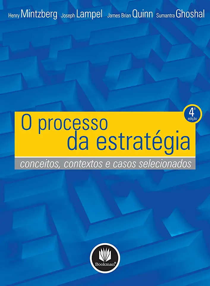Capa do Livro O Processo da Estratégia - Mintzberg, Ahlstrand e Lampel