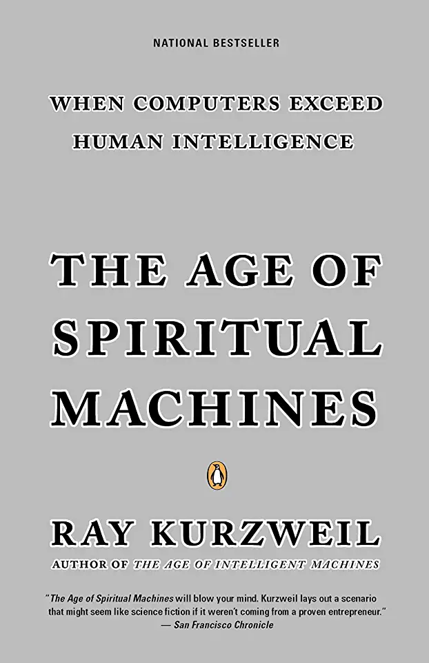 Capa do Livro A Era das Máquinas Espirituais, Ray Kurzweil