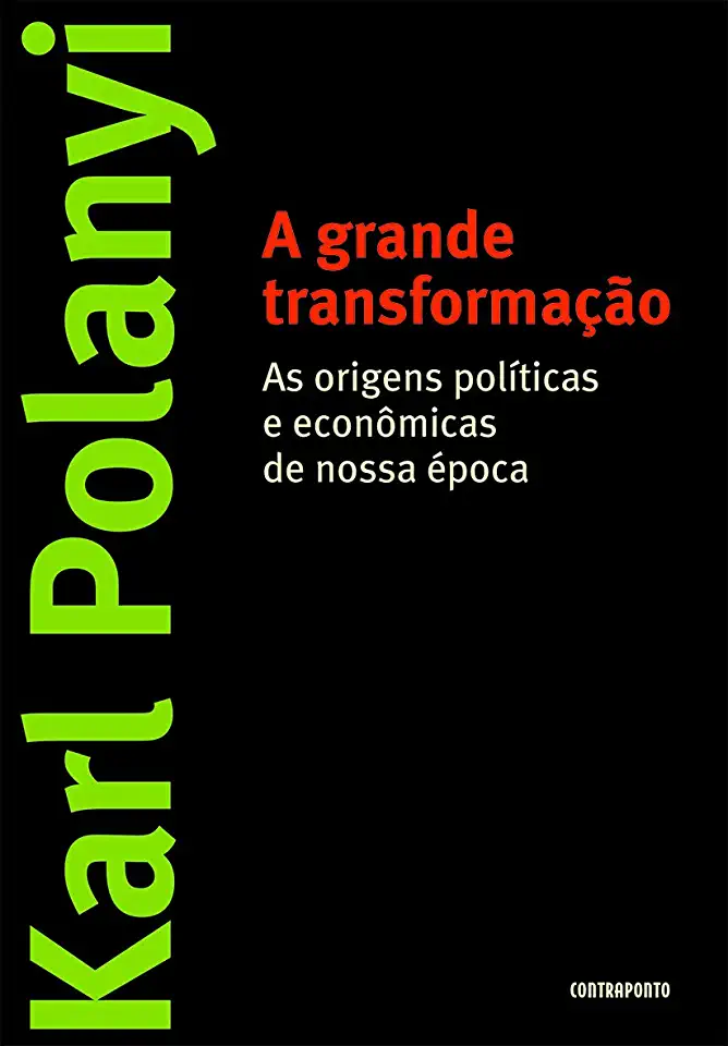 Capa do Livro A Grande Transformação - Karl Polanyi