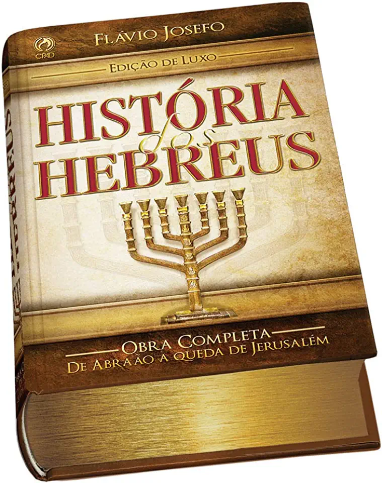 Capa do Livro A História dos Hebreus - Flávio Josefo