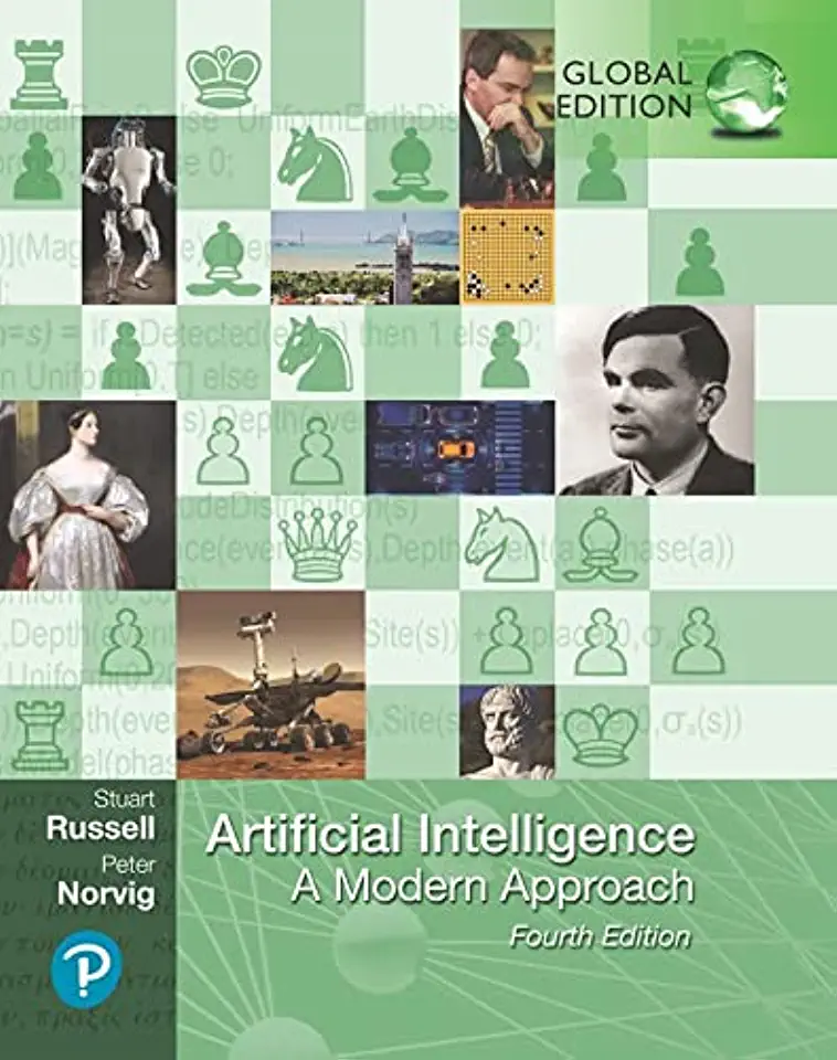 Capa do Livro Artificial Intelligence- A Modern Approach - Stuart Russell and Peter Norvig
