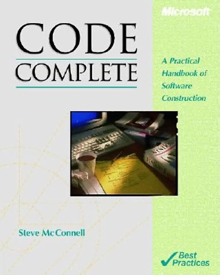 Capa do Livro Code Complete- A Practical Handbook of Software Construction - Steve McConnell