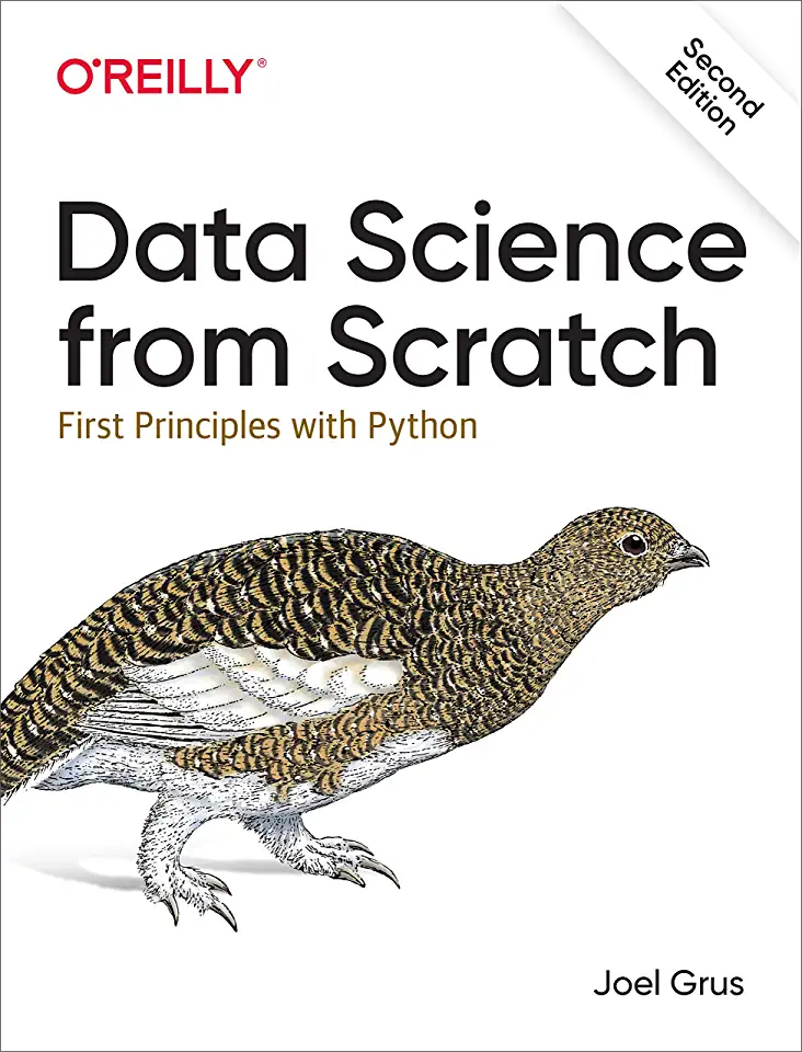 Capa do Livro Data Science from Scratch- First Principles with Python - Joel Grus