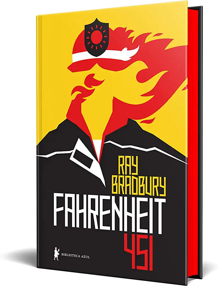 Capa do Livro Fahrenheit 451, de Ray Bradbury