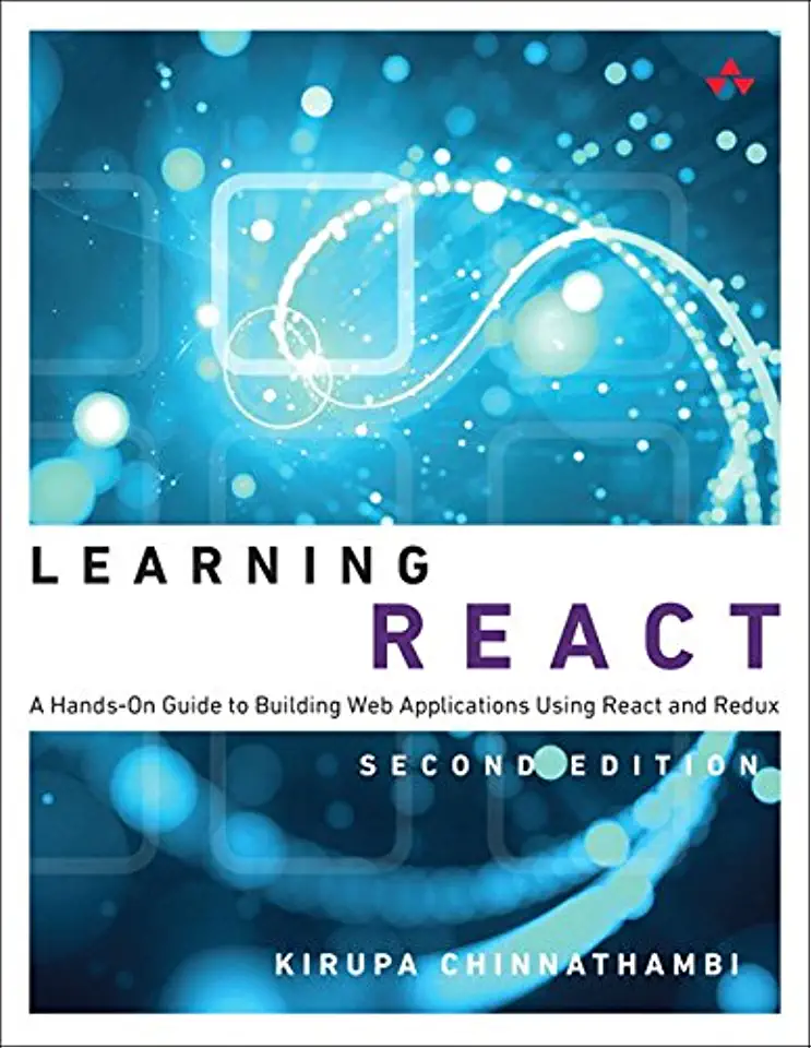 Capa do Livro Learning React- A Hands-On Guide to Building Web Applications Using React and Redux - Kirupa Chinnathambi