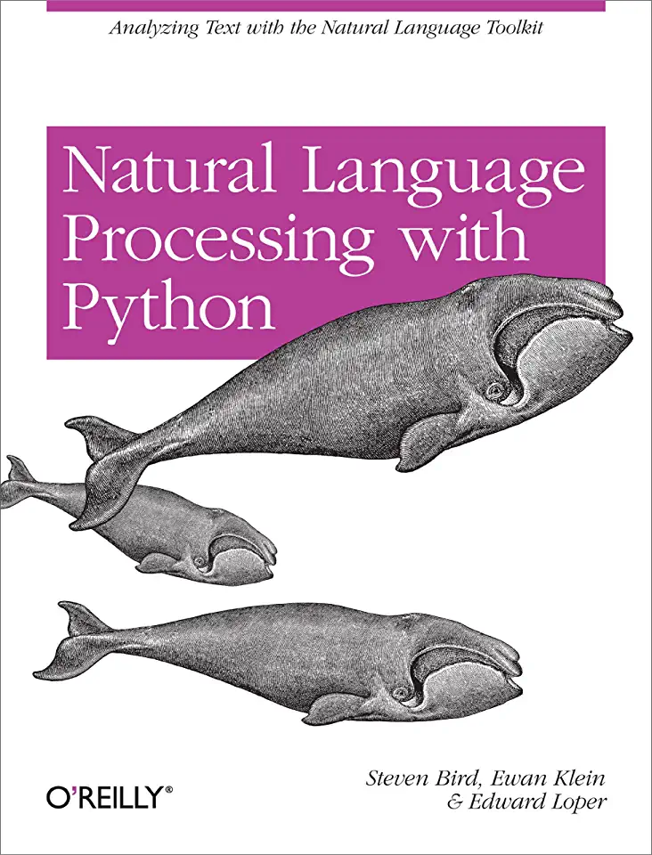 Capa do Livro Natural Language Processing with Python - Steven Bird, Ewan Klein, and Edward Loper