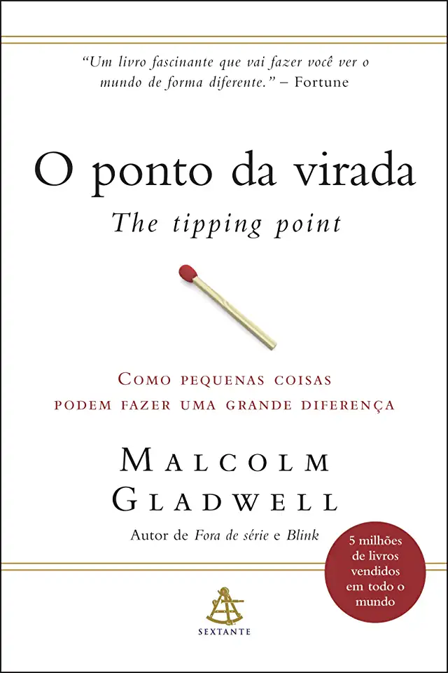 Capa do Livro O Ponto da Virada, Malcolm Gladwell