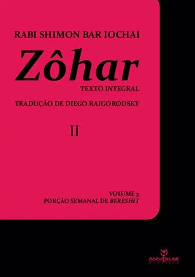 Capa do Livro O Zohar - Shimon bar Yochai