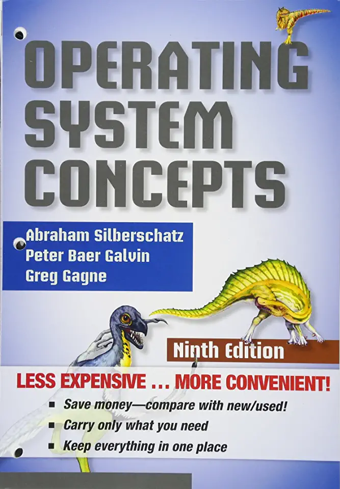 Capa do Livro Operating System Concepts - Abraham Silberschatz, Peter B. Galvin, Greg Gagne