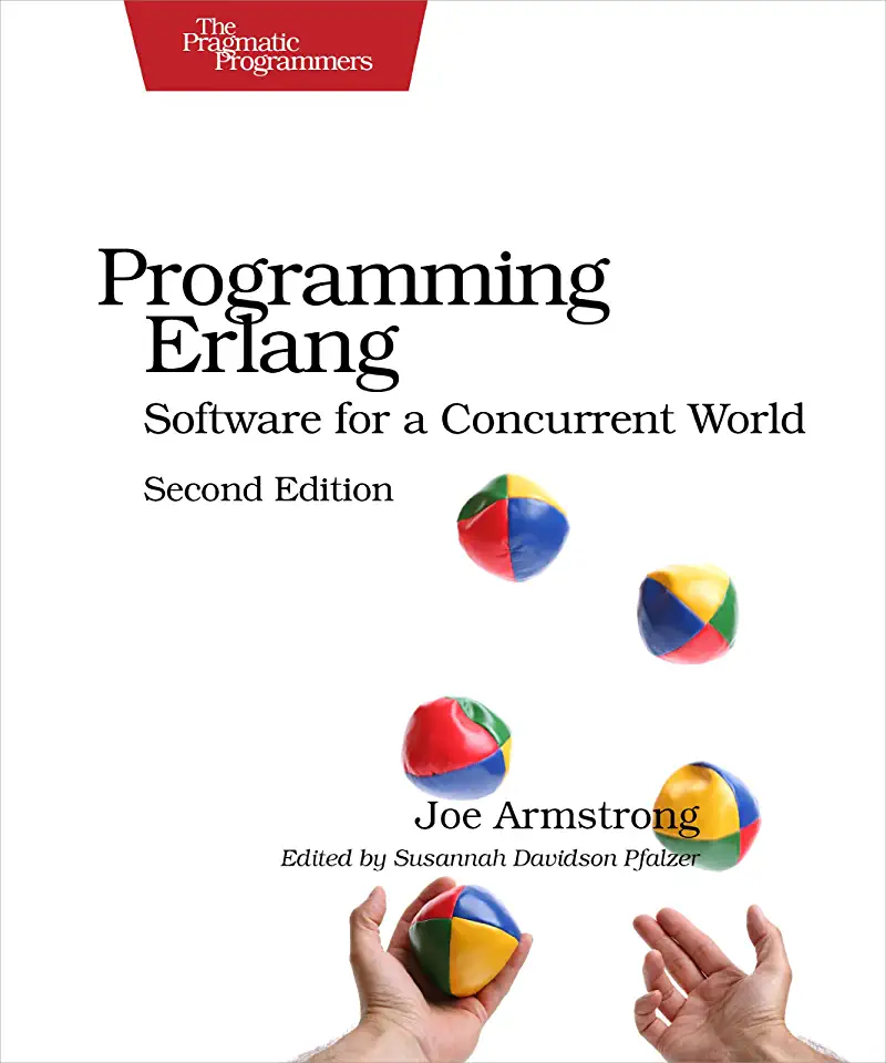 Capa do Livro Programming Erlang- Software for a Concurrent World - Joe Armstrong