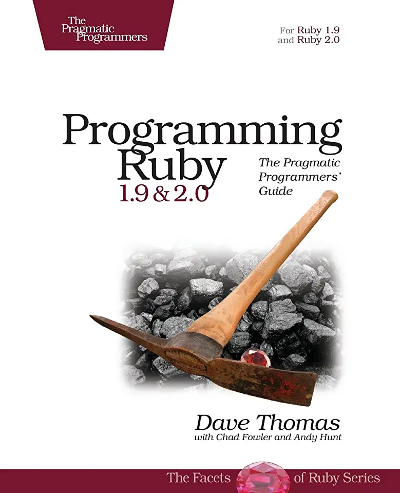 Capa do Livro Programming Ruby- The Pragmatic Programmer's Guide - Dave Thomas, Chad Fowler, Andy Hunt