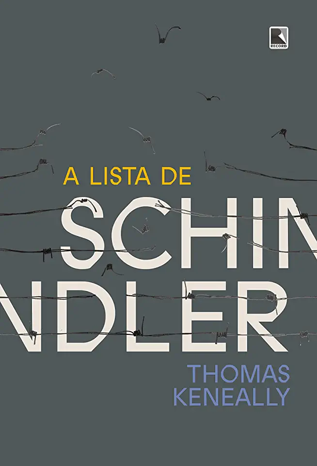 Capa do Livro A Lista de Schindler - Thomas Keneally