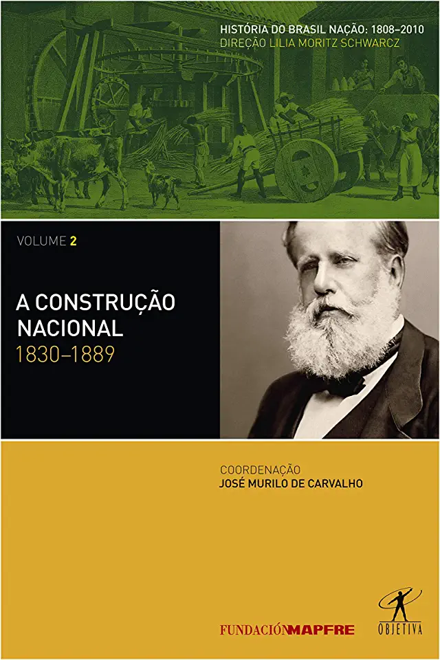 Capa do Livro História do Brasil Nação - Volume 1 - José Murilo de Carvalho