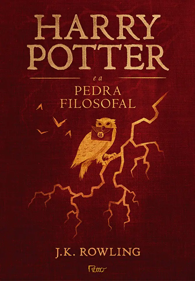 Capa do Livro Harry Potter e a Pedra Filosofal - J.K. Rowling