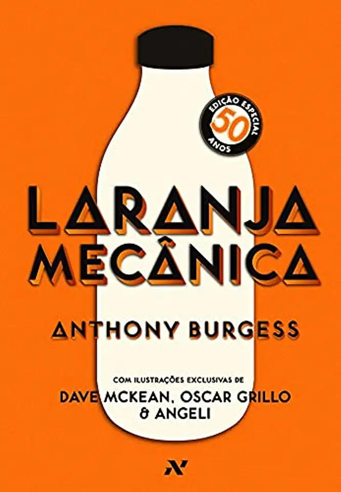 Capa do Livro Laranja Mecânica - Anthony Burgess