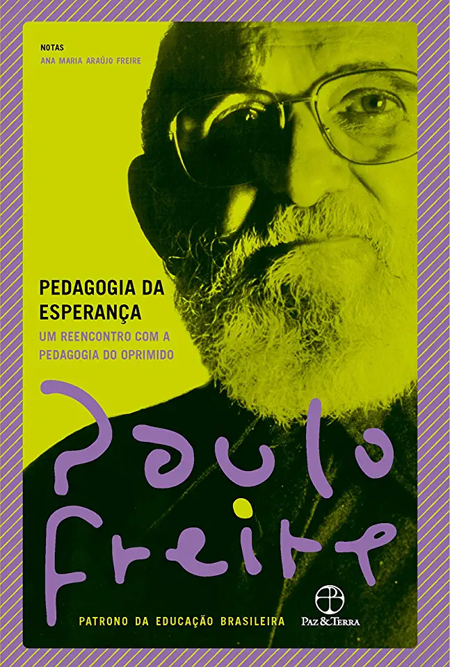 Capa do Livro Pedagogia da Esperança - Paulo Freire