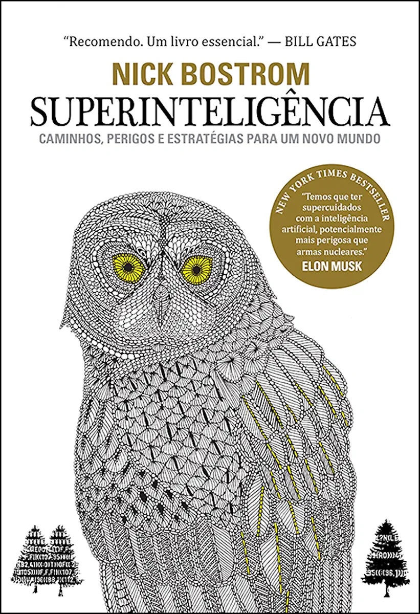 Capa do Livro Superinteligência de Nick Bostrom