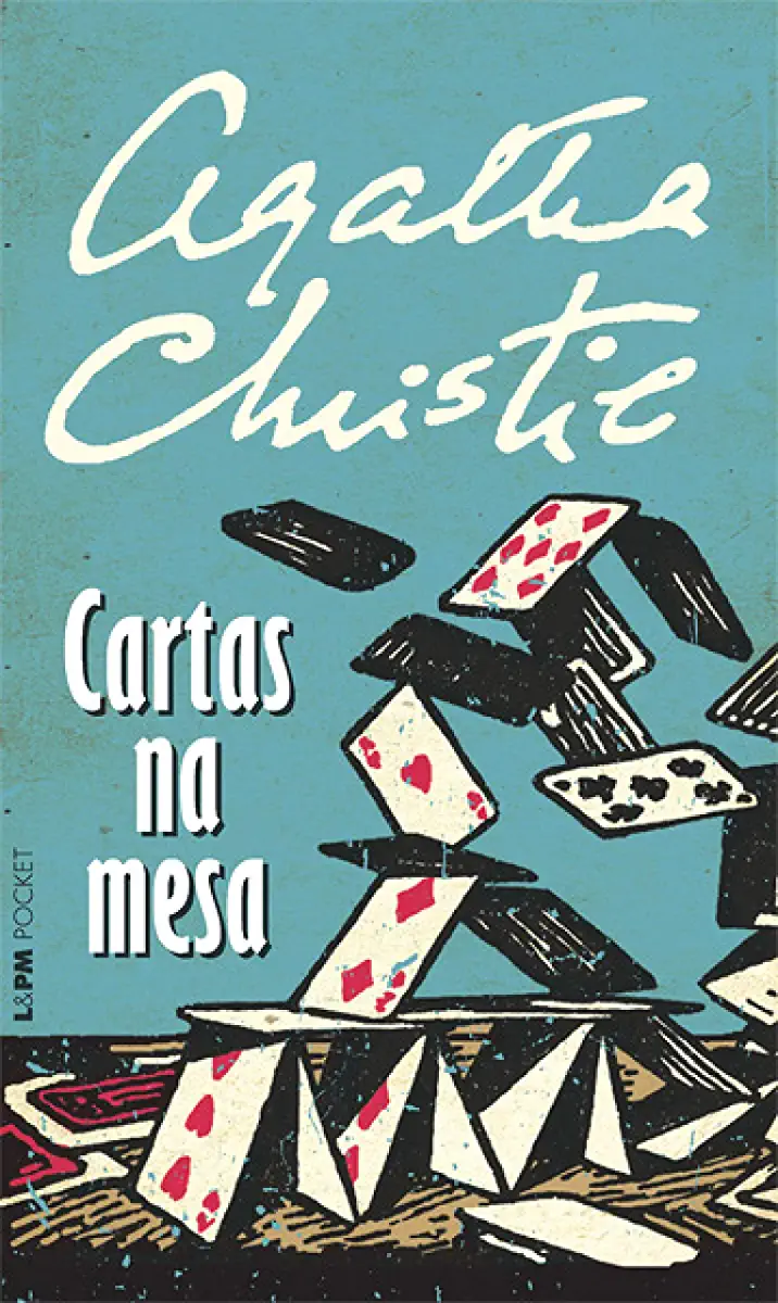 Capa do Livro Cartas na Mesa - Agatha Christie