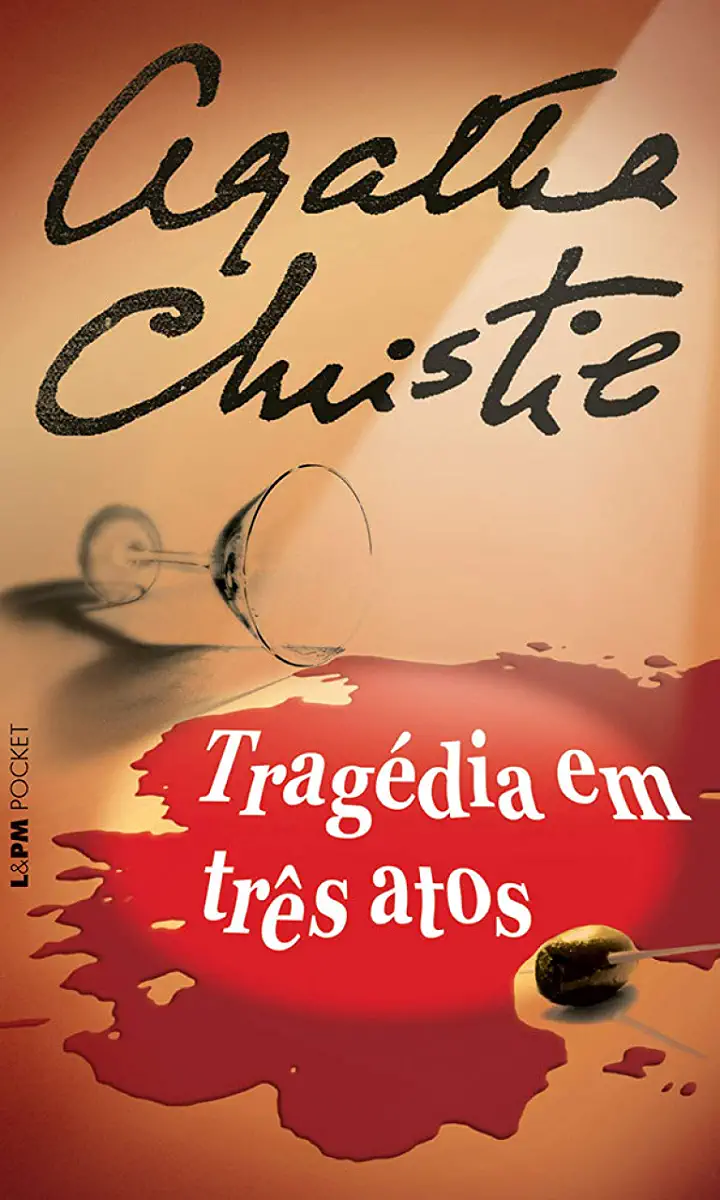 Capa do Livro Tragédia em Três Atos - Agatha Christie