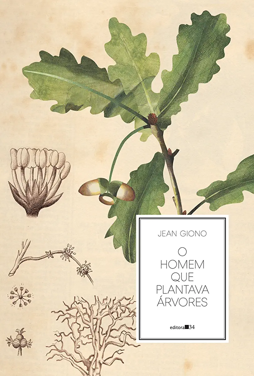 Capa do Livro O Homem que Plantava Árvores - Jean Giono