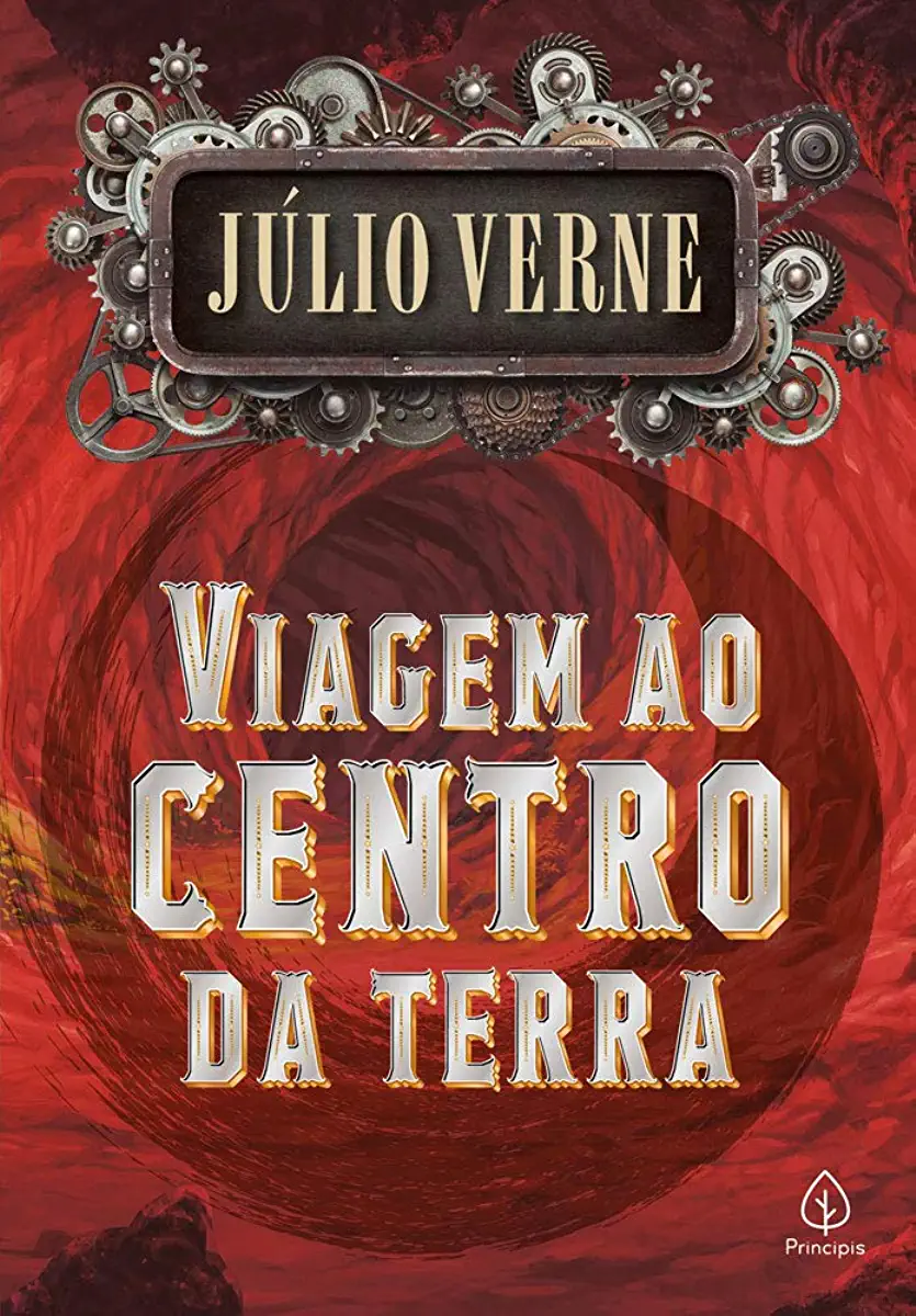 Capa do Livro Viagem ao Centro da Terra - Júlio Verne