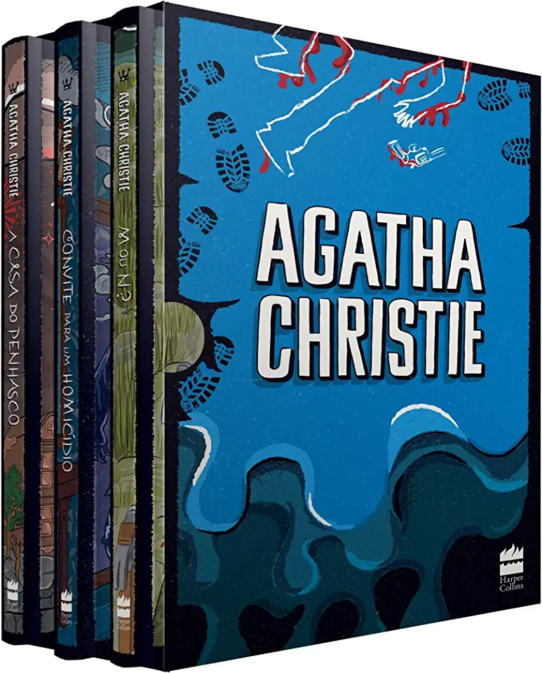 Capa do Livro Agatha Christie - Box Agatha Christie- Os quatro grandes romances