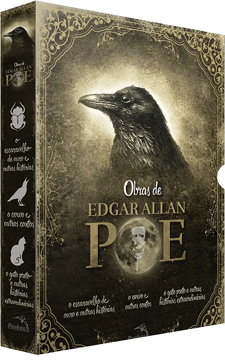 Capa do Livro Edgard Allan Poe - Contos de Terror, de Mistério e de Morte