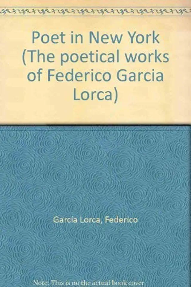 Capa do Livro Federico García Lorca - Poeta em Nova York
