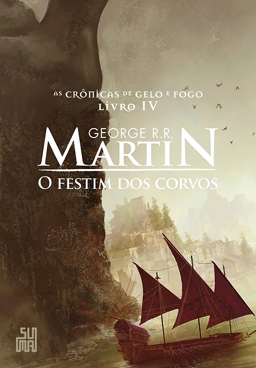 Capa do Livro George R. R. Martin - O festim dos corvos