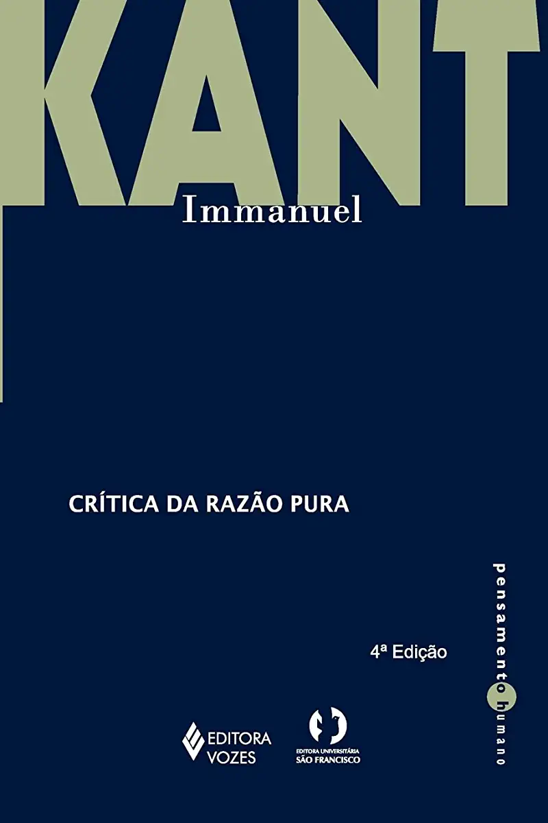 Capa do Livro Immanuel Kant - Crítica da razão pura