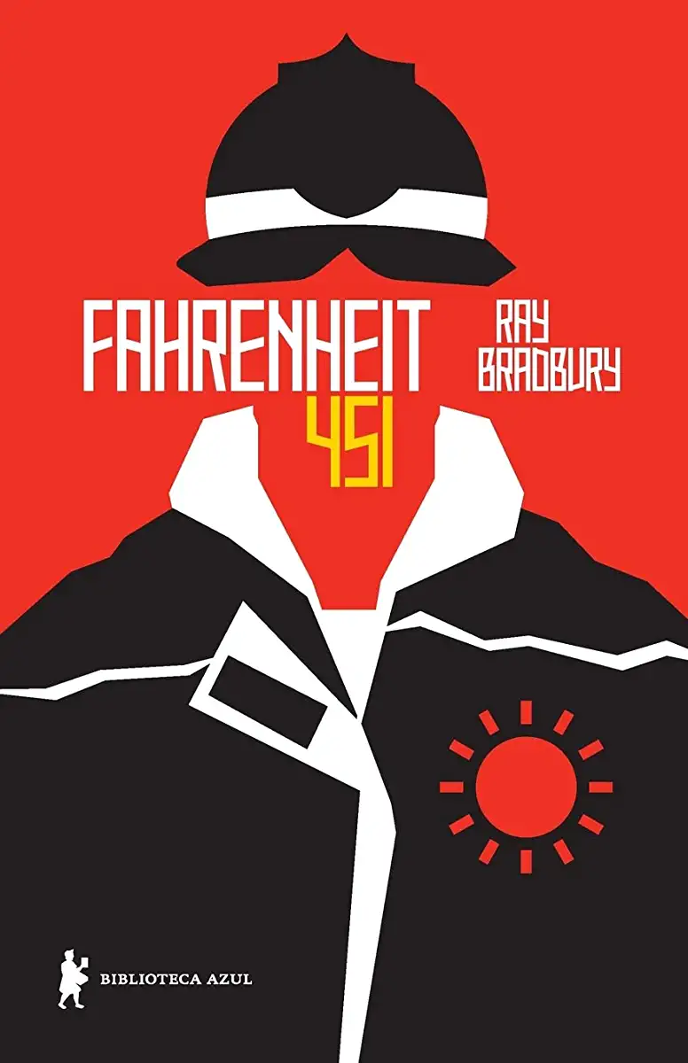 Capa do Livro Ray Bradbury - Fahrenheit 451