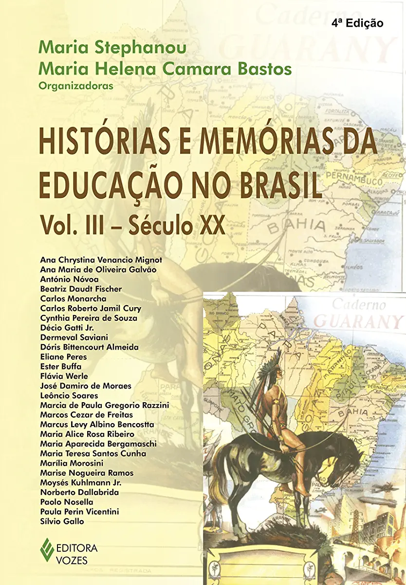 Capa do Livro História da Educação no Brasil - Carlos Roberto Jamil Cury
