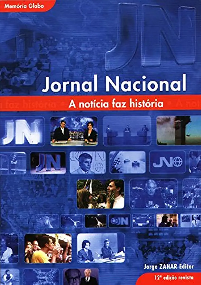 Capa do Livro . Jornal Nacional- A Notícia Faz História - Ana Paula Padrão