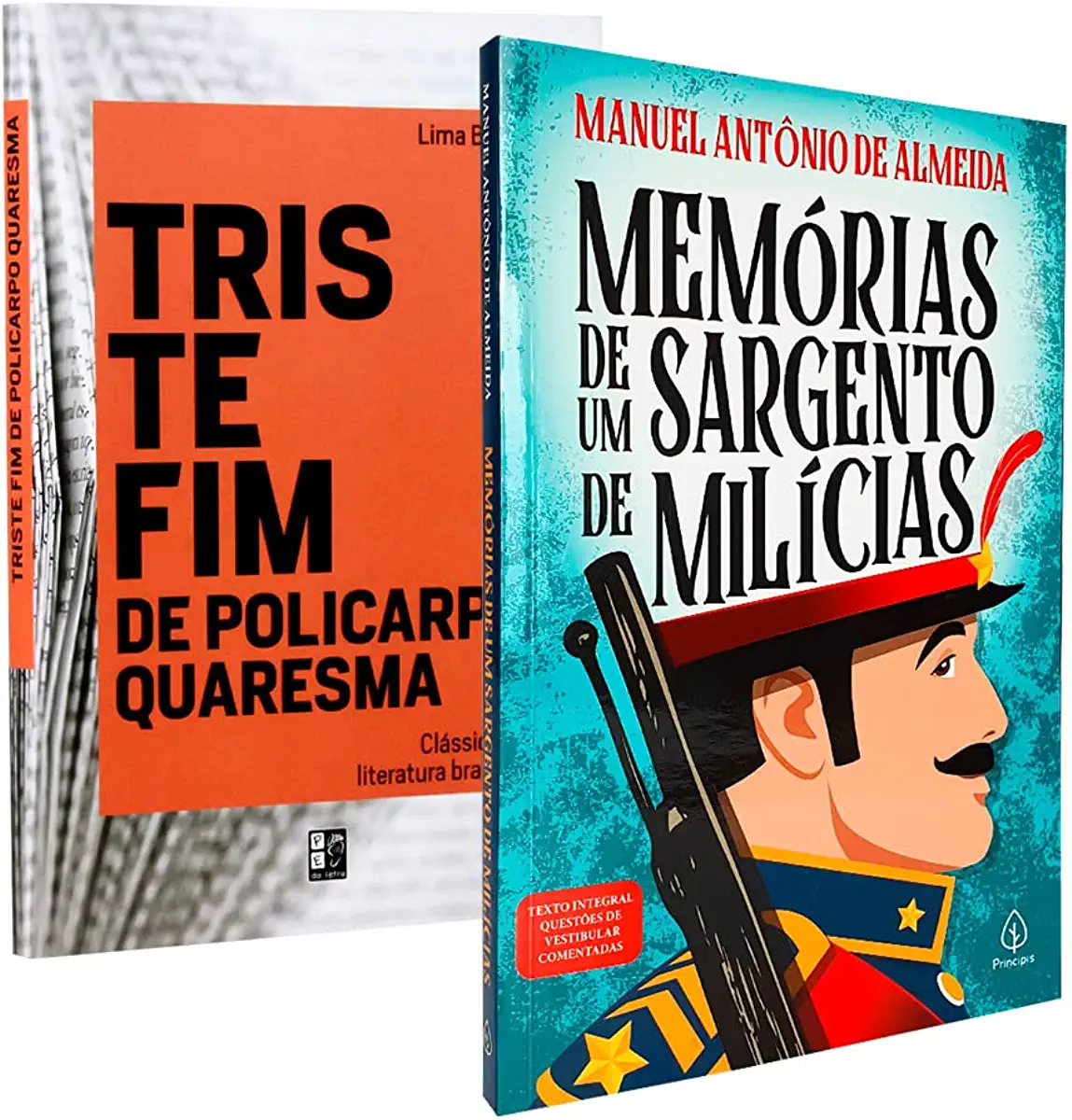 Capa do Livro Memórias de um Sargento de Milícias - Lima Barreto