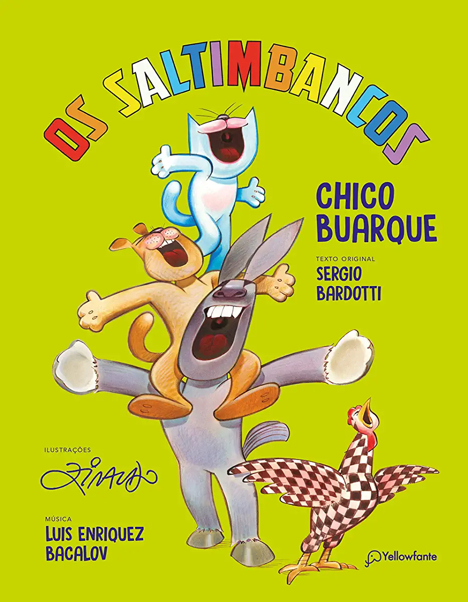 Capa do Livro Os Saltimbancos - Chico Buarque e Tom Jobim