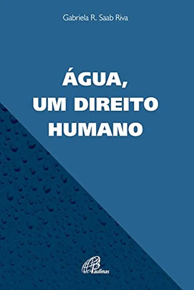 Capa do Livro Água, um direito humano - Gabriela Rodrigues Saab Riva