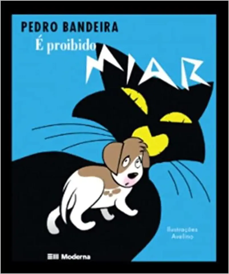 Capa do Livro É Proibido Miar - Pedro Bandeira