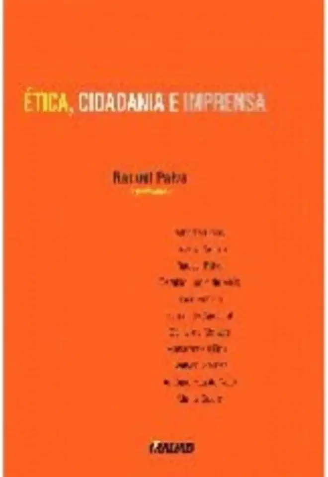Capa do Livro Ética, Cidadania e Imprensa - Raquel Paiva