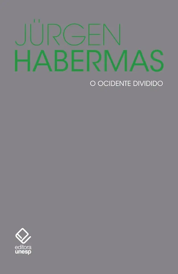 Capa do Livro o Ocidente Dividido - Jürgen Habermas