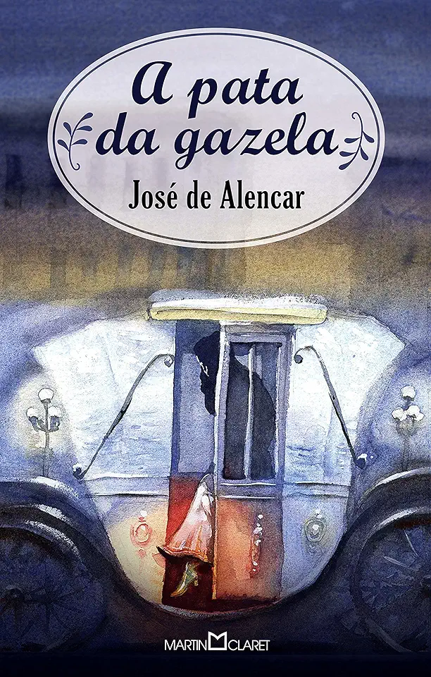 Capa do Livro A Pata da Gazela (José de Alencar)