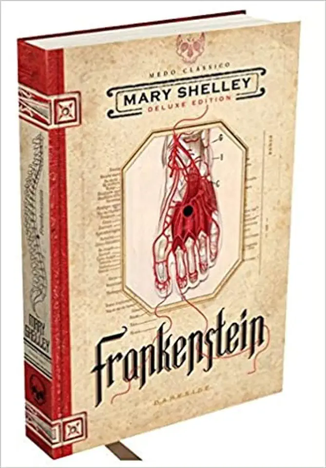 Capa do Livro Frankenstein (Mary Shelley)