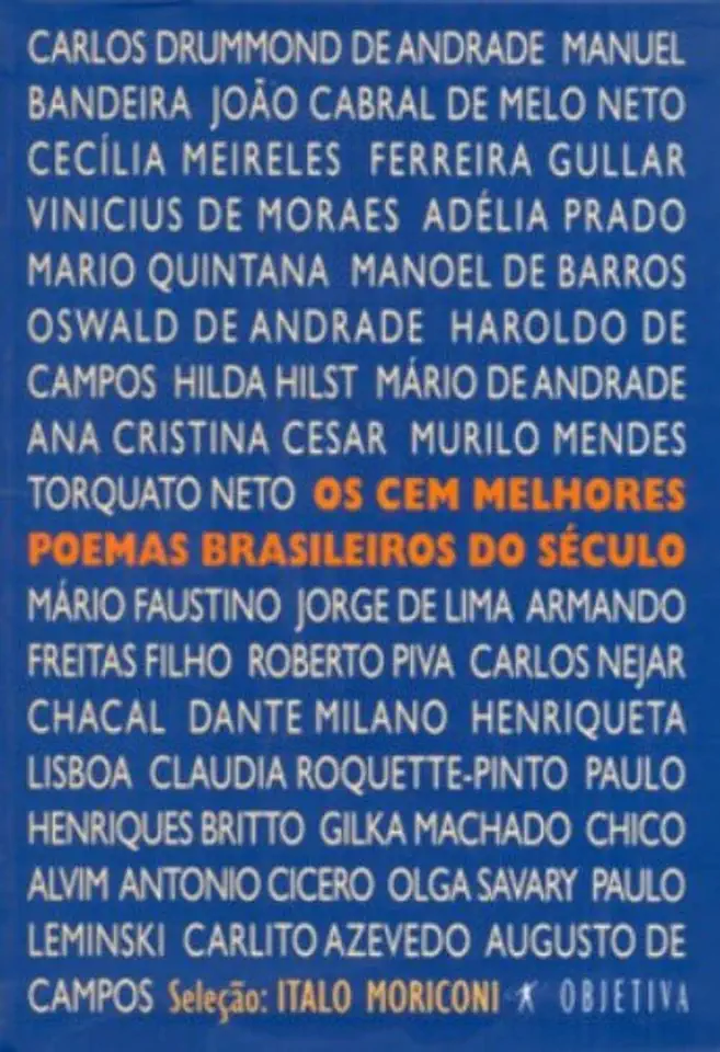 Capa do Livro Os Cem Melhores Poemas Brasileiros do Século