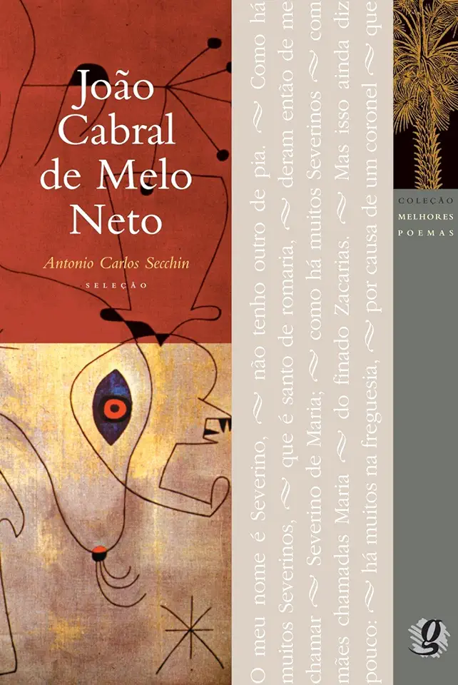 Capa do Livro Os Melhores Poemas de João Cabral de Melo Neto